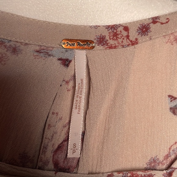 Free People Tree Swing Washed Stone Mini Dress Tunic with pockets - Picture 9 of 13